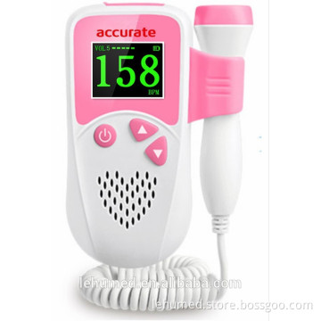 2017 Newest Hot Sale Fetal Monitor/Baby Heartbeat Monitor/Cheap Fetal Doppler with CE Approval